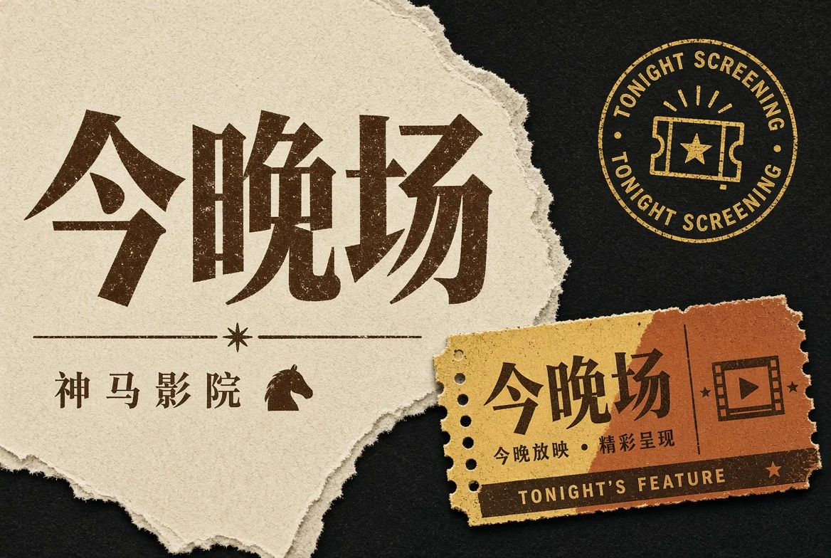暮场页视觉